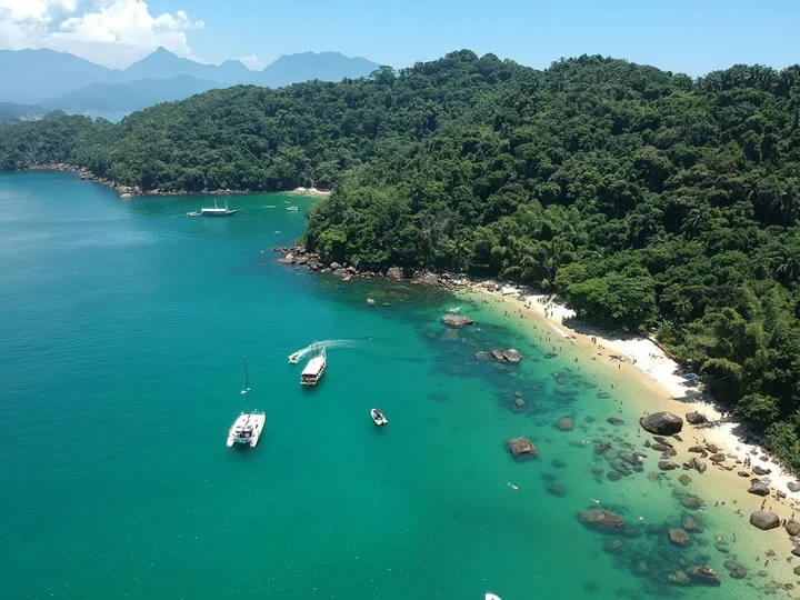 Ilha das Couves: A queridinha de Ubatuba é um destino imperdível para quem busca águas cristalinas e um visual encantador.